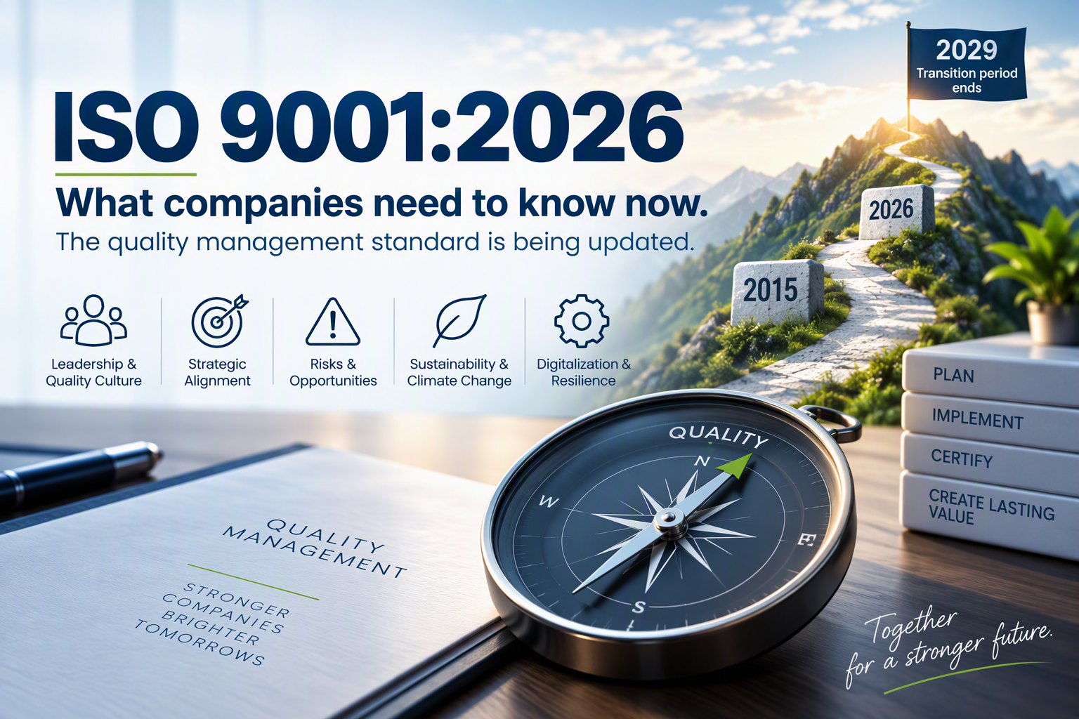 ISO 9001 2026 neue Anforderungen für Qualitätsmanagementsysteme